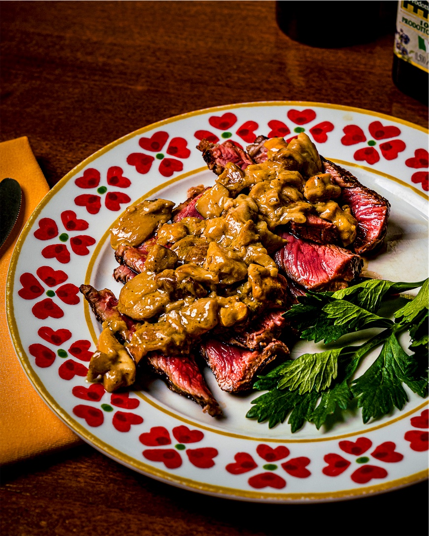 tagliata ai porcini